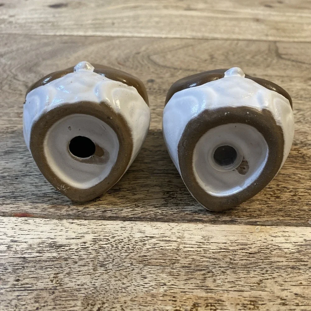 Rare Vintage Owl Salt and Pepper Shakers Set